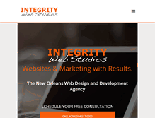 Tablet Screenshot of integritywebstudios.com